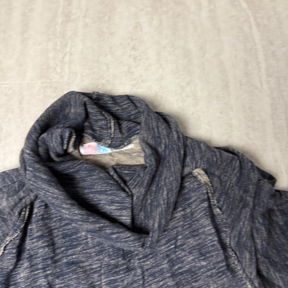 Free People FP Beach Blue Cowl Neck Dress - Picture 6 of 9